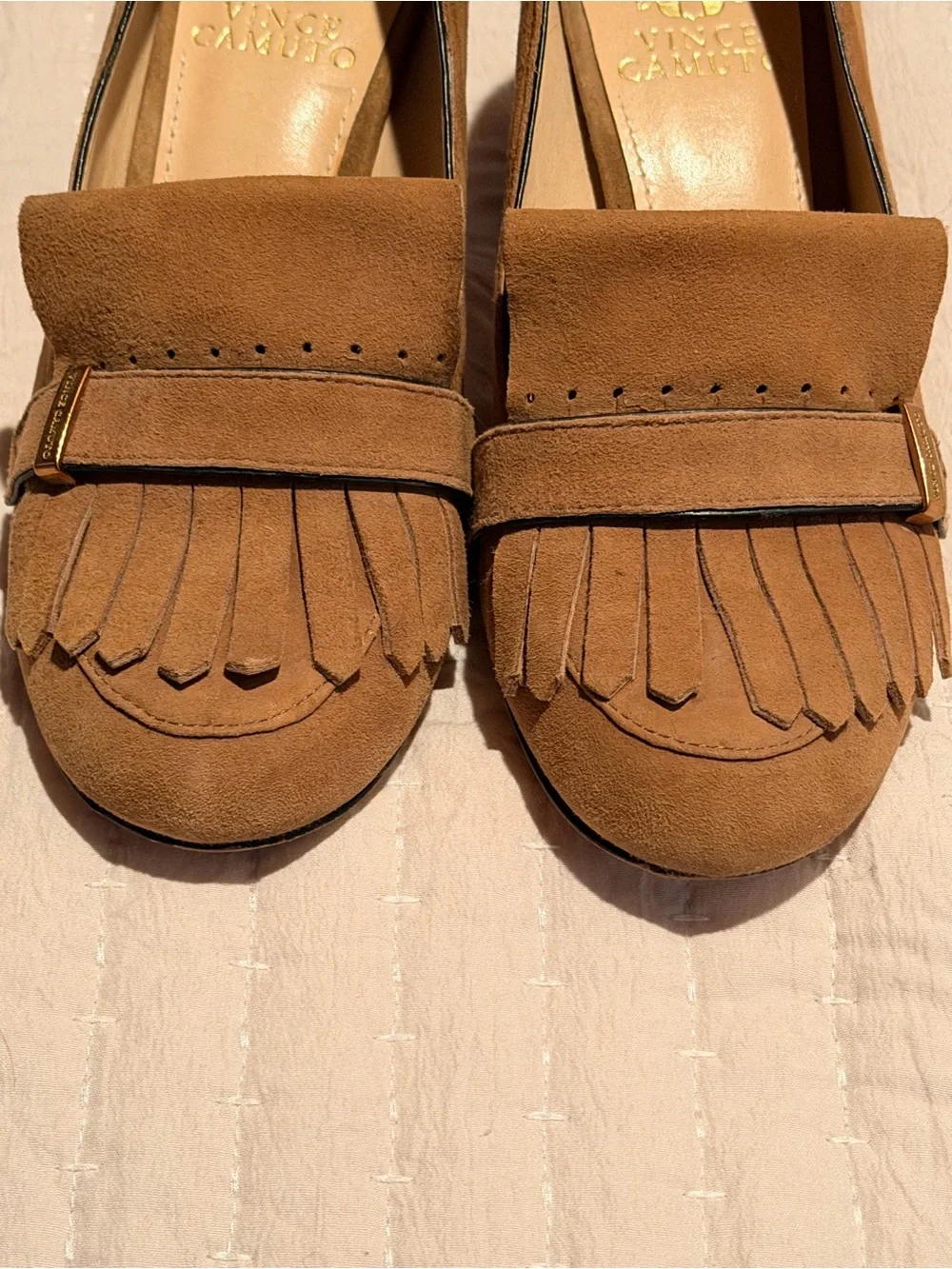 Vince Camuto suede loafers
